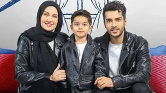 خلاقیت خنده دار شهرداری تهران برای تبلیغ فرزندآوری با نصب بنر گلوریا هاردی و ساعد سهیلی