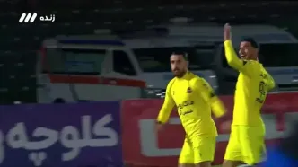 ویدیو: گل دوم شمس‌آذر به استقلال توسط سهیل فداکار