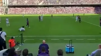 درگیری عجیب رونالدینیو و مارسلو در ال کلاسیکو+ ویدئو