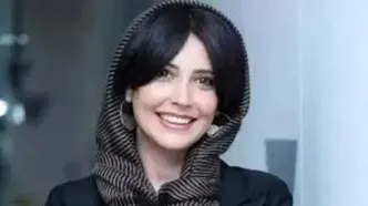 تصویری از شبنم قربانی در پشت صحنه اولین فیلمش