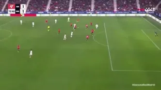 گل اول رئال مادرید به اوساسونا+ ویدئو