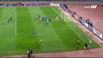 گل اول الحسین به استقلال+ ویدئو