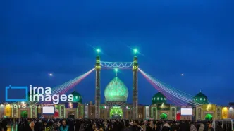 شب نیمه شعبان در مسجد جمکران