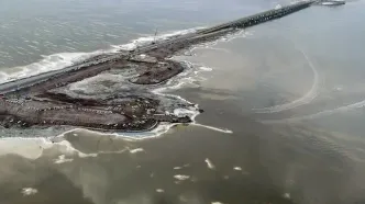 سطح آبگرفتگی دریاچه ارومیه به ۱۶ درصد رسید