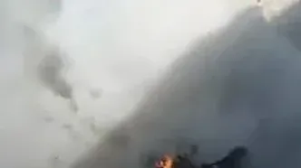 لحظه دلخراش اصابت موشک به موتورسوار فلسطینی