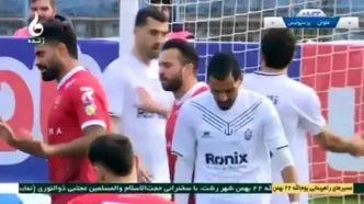 ببینید؛ خطای پنالتی سروش رفیعی مقابل ملوان