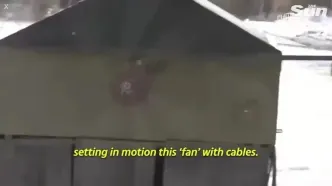 تصاویر| رونمایی نیروهای روسیه از زره‌پوش ضد پهپاد جدید عجیب با کابل‌های چرخان