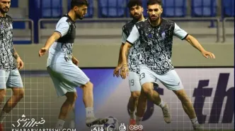 وریا غفوری از نزدیک استقلال را زیر نظر گرفت +عکس