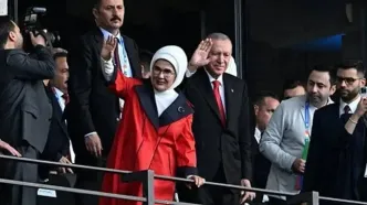 تصویری از مراسم ازدواج اردوغان و امینه گلباران