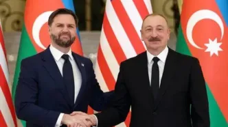 سفر ونس به کشور همسایه ایران/ آذربایجان و آمریکا منشور همکاری راهبردی امضا کردند