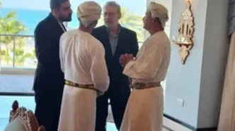 رایزنی خصوصی لاریجانی با وزرای عمانی + عکس