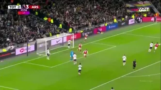 گل چهارم آرسنال به تاتنهام+ ویدئو