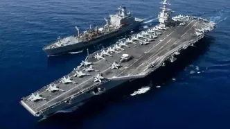 خبر فوری جنگ؛ مکان نهایی ناو هواپیمابر جرالد فورد اعلام شد