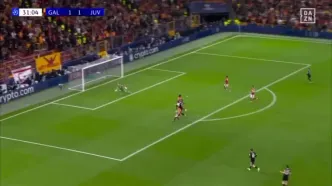 گل دوم یوونتوس به گالاتاسرای+ ویدئو