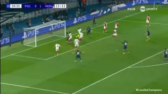 ویدیو: گل اول پاری سن ژرمن به موناکو توسط مارکینیوش