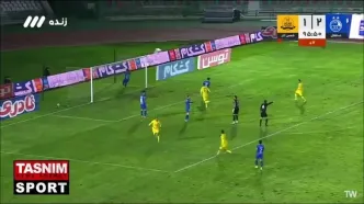 فیلم گل دوم شمس‌آذر به استقلال توسط سهیل فداکار 90+6