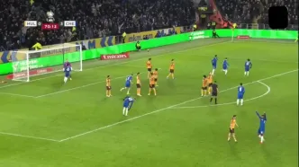 ویدیو: گل چهارم چلسی به هال سیتی توسط نتو