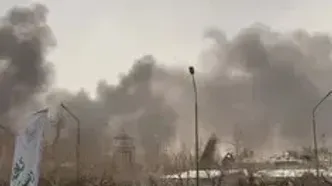 آتش‌سوزی مهیب در تهران؛ نیروگاه برق آلستوم ستارخان در آتش سوخت