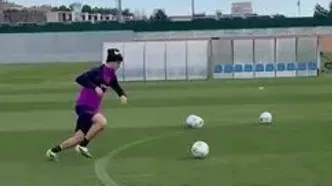 ویدئو: گاوی تمرینات انفرادی را آغاز کرد