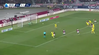 ویدیو: گل دوم میلان به بولونیا توسط کریستوفر انکونکو