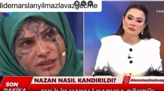 زن محجبه با تتوهای صورت در تلویزیون خبرساز شد