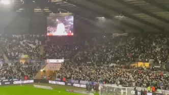 ویدئو: استقبال شدید هواداران سوانزی از رپر معروف