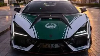 خودروی جدید پلیس دبی همه را شگفت‌زده کرد