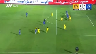 گل دوم استقلال به فجرسپاسی توسط چشمی