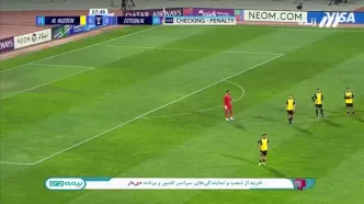 ببینید؛ گل اول استقلال به الحسین با پنالتی آسانی دقیقه 10