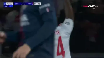 گل دوم موناکو به پاری سن ژرمن+ ویدئو