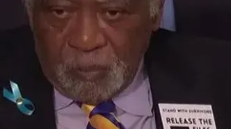 ماجرای نشان‌های روی سینه دموکرات‌ها هنگام سخنرانی ترامپ/فیلم