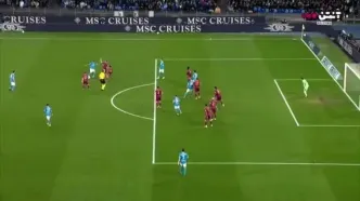گل اول ناپولی به رم+ ویدئو