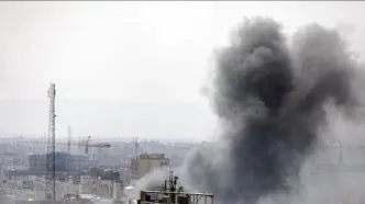 عکسی از حمله سپاه پاسداران به پایگاه آمریکا در دوبی