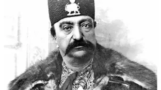 نقاشی ناصرالدین‌شاه از خودش در ایام ولیعهدی