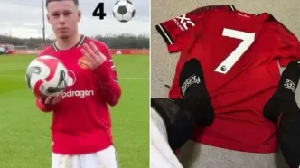 آتش‌‌بازی پسر وین رونی در تیم زیر ۱۶ سال منچستریونایتد