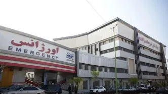 جزئیات پیکرهای پیچیده در پتو در بیمارستان «الغدیر»