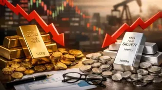 ریزش قیمت طلا، نقره، نفت و مس در بازارهای جهانی | تماس چین و آمریکا و مذاکره تهران - واشنگتن، «پریمیوم ریسک» را تخلیه کرد