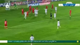 ویدیو: گل اول ملوان به تراکتور توسط محمدجواد محمدی
