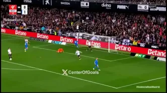 ویدیو: گل دوم رئال مادرید به والنسیا توسط امباپه