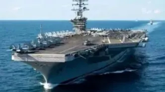 ویدئویی از نزدیک شدن قایق ایرانی‌ها به ناوشکن آمریکایی