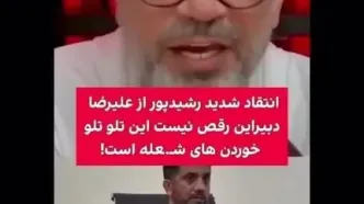 واکنش رشیدپور به حمله علیرضا دبیر به خانواده جان‌باختگان اعتراضات دی ماه