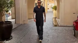 شغل جدید دیوید بکام: پخت نان ایرانی!