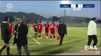 گل دوم خیبر به فولاد را ببینید + ویدیو