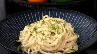 شام امشب با من: طرز تهیه و مواد لازم پاستا آلفردو بدون خامه؛ یک غذای رژیمی خوشمزه!