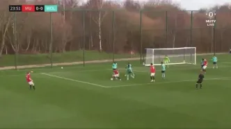 ویدئو: گل فوق‌العاده گابریل برای تیم زیر 18 سال منچستریونایتد