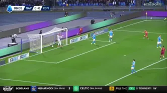 ویدیو: گل اول رم به ناپولی توسط مالن