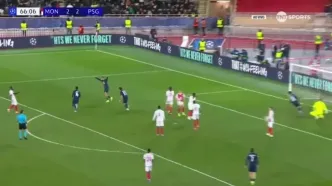 ویدیو: گل سوم پاری سن ژرمن به موناکو توسط دوئه