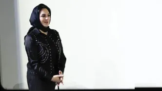 تصاویر؛ تیپ و استایل بازیگر سوری در جشنواره فیلم فجر