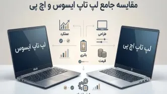 لپ تاپ ایسوس بهتر است یا اچ پی؟ | مقایسه کامل HP و ASUS برای خرید هوشمندانه
