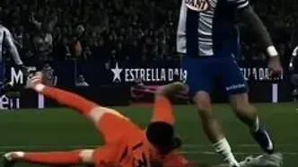 ویدئو: سیوهای فوق‌العاده گارسیا در دیدار با اسپانیول